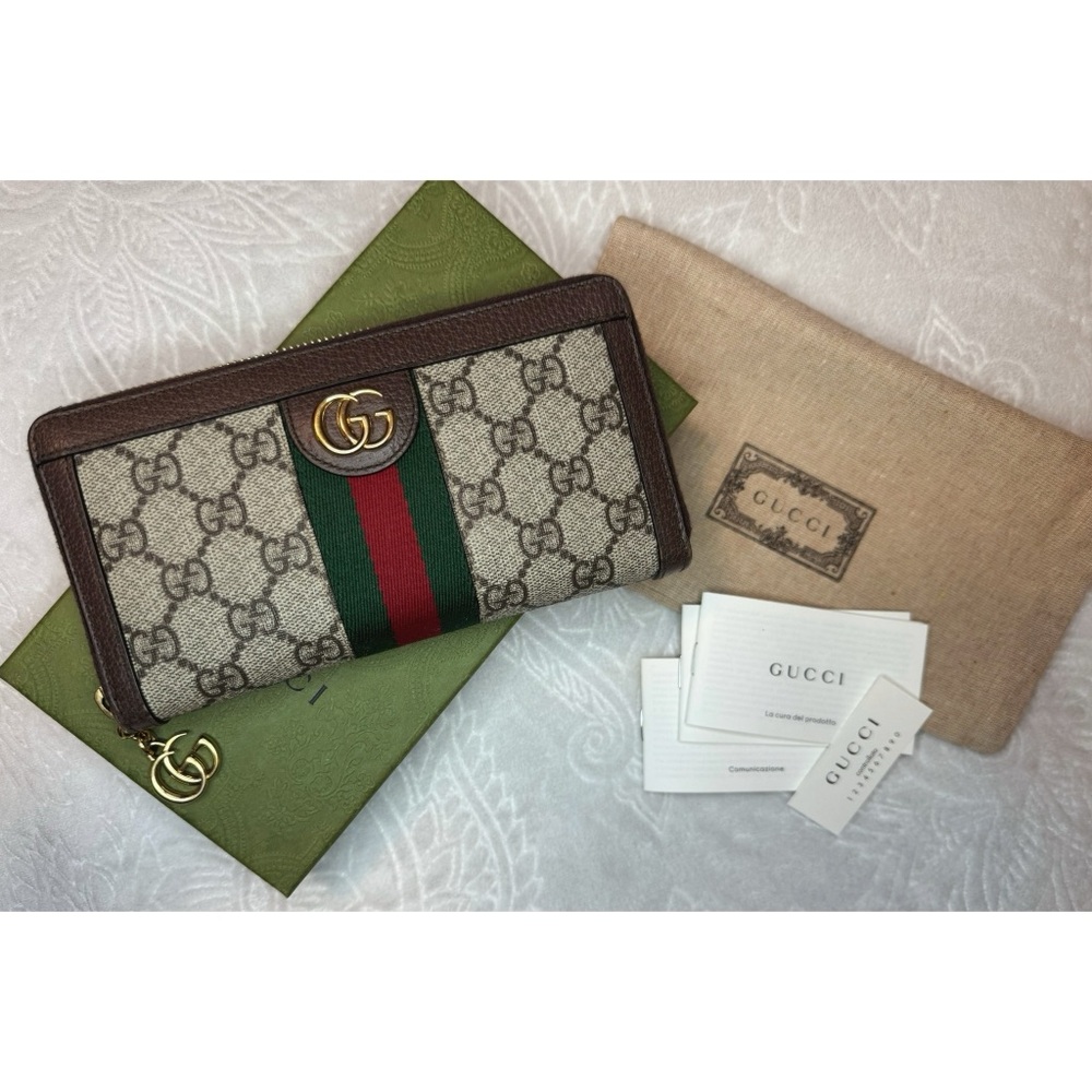 Gucci Ophidia Zip Around Wallet
